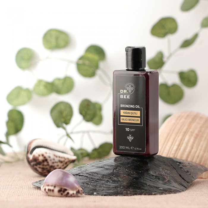 Yoğun Işıltılı Bronzlaştırıcı Yağ Spf 10+
