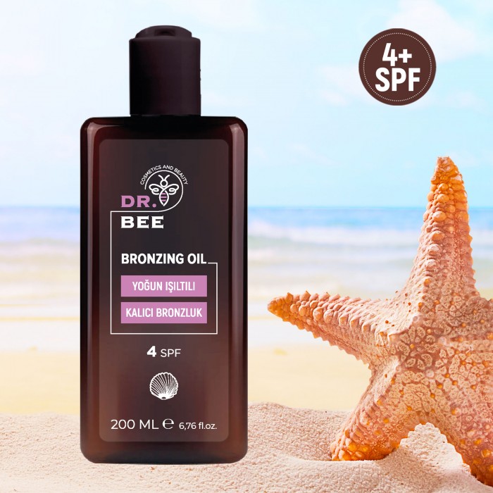 Yoğun Işıltılı Bronzlaştırıcı Yağ Spf 4+